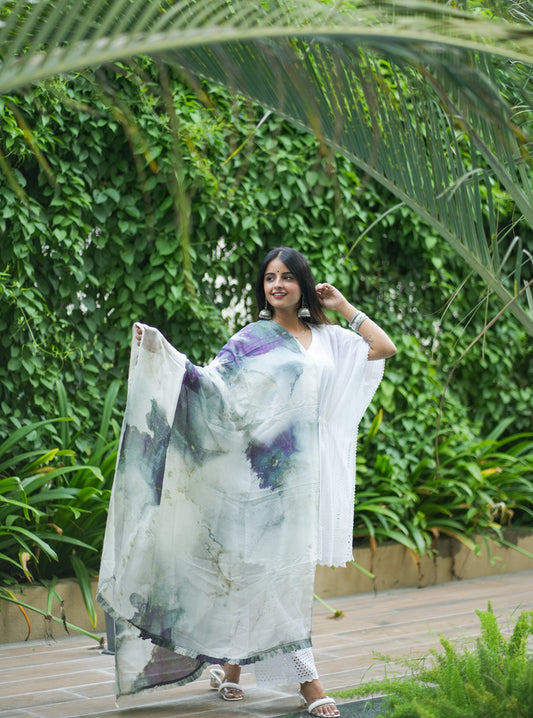 Soot Organza Silk Dupatta