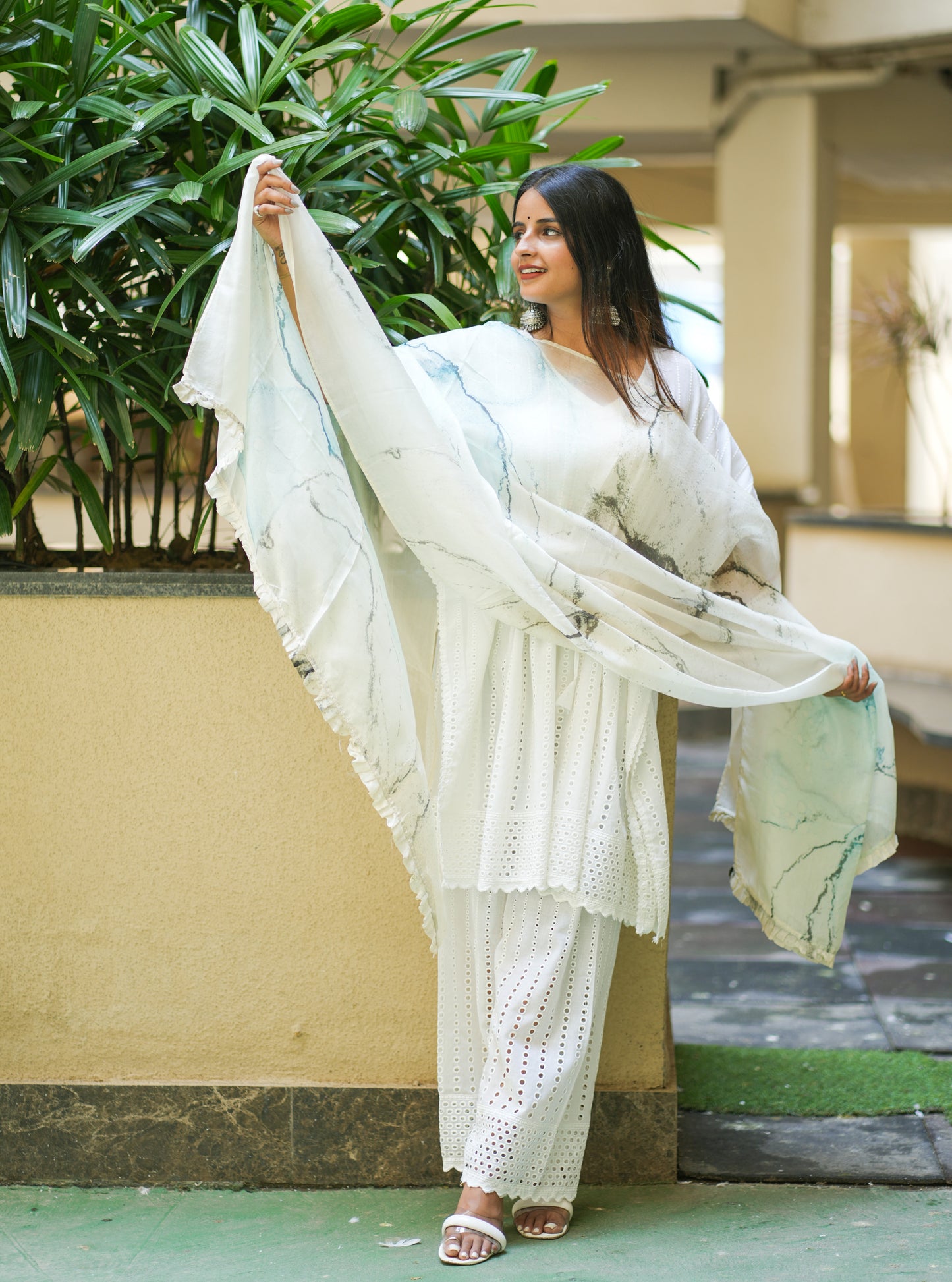 Soft Whispers Organza Silk Dupatta