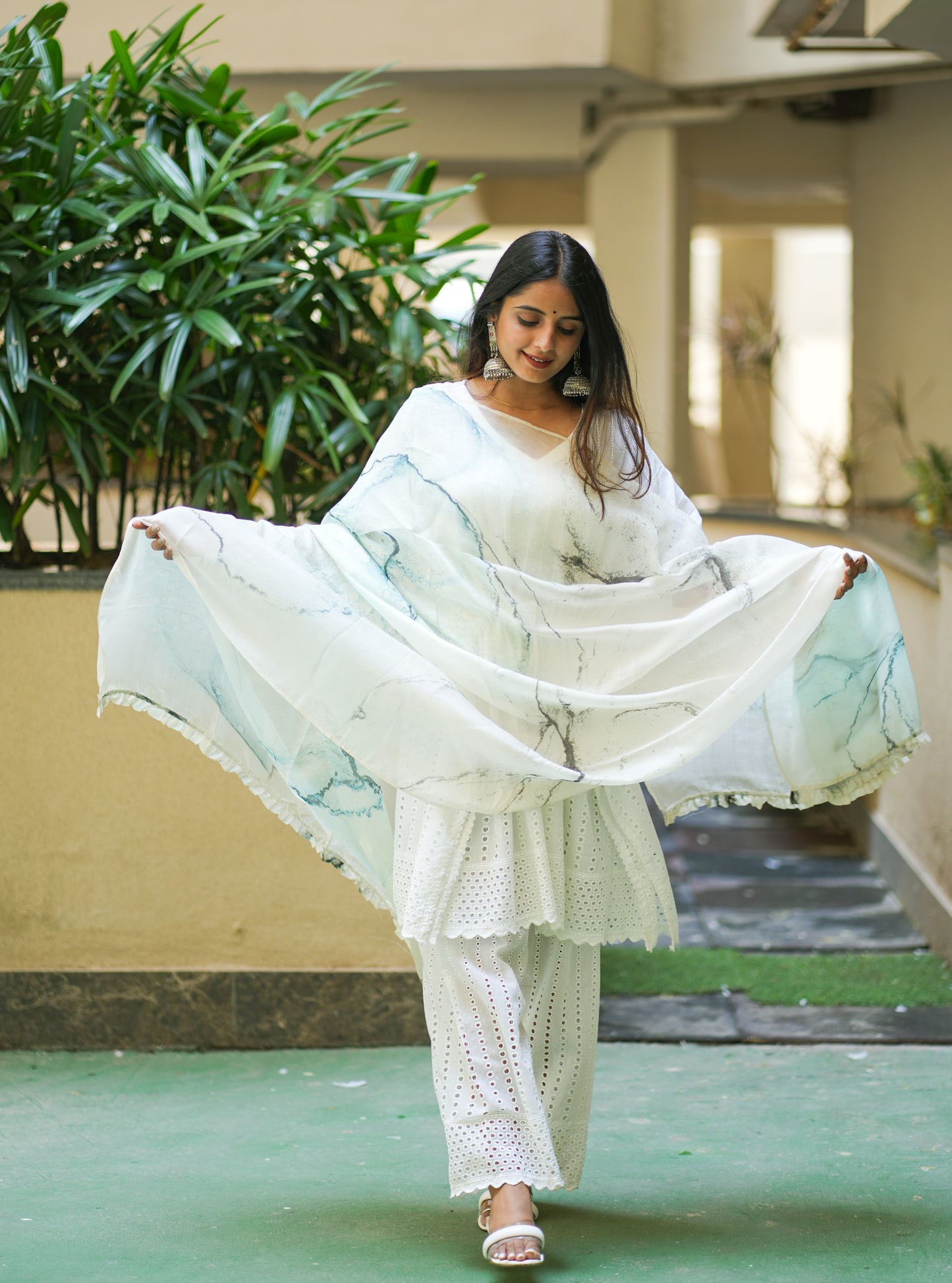 Soft Whispers Organza Silk Dupatta