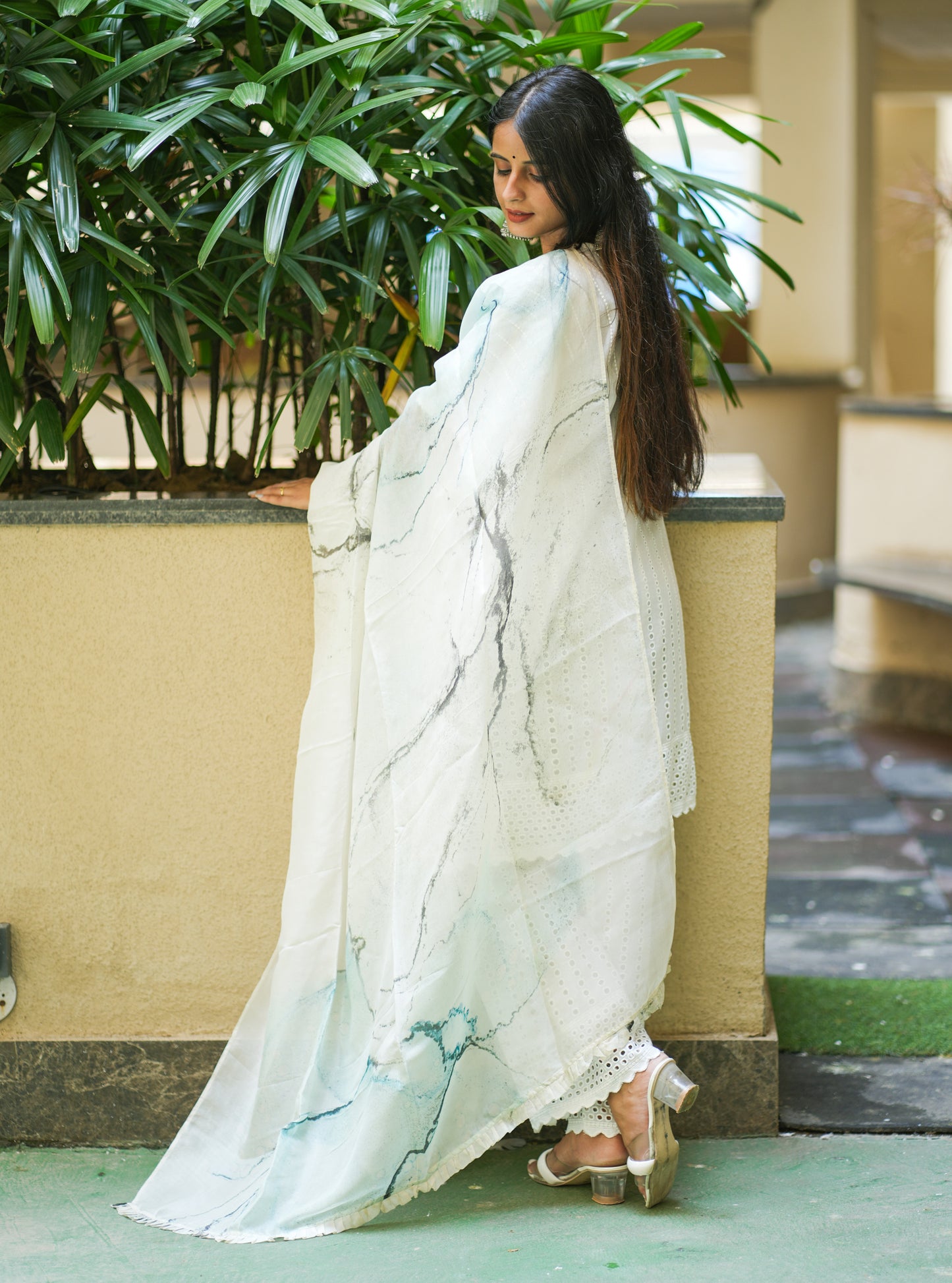 Soft Whispers Organza Silk Dupatta