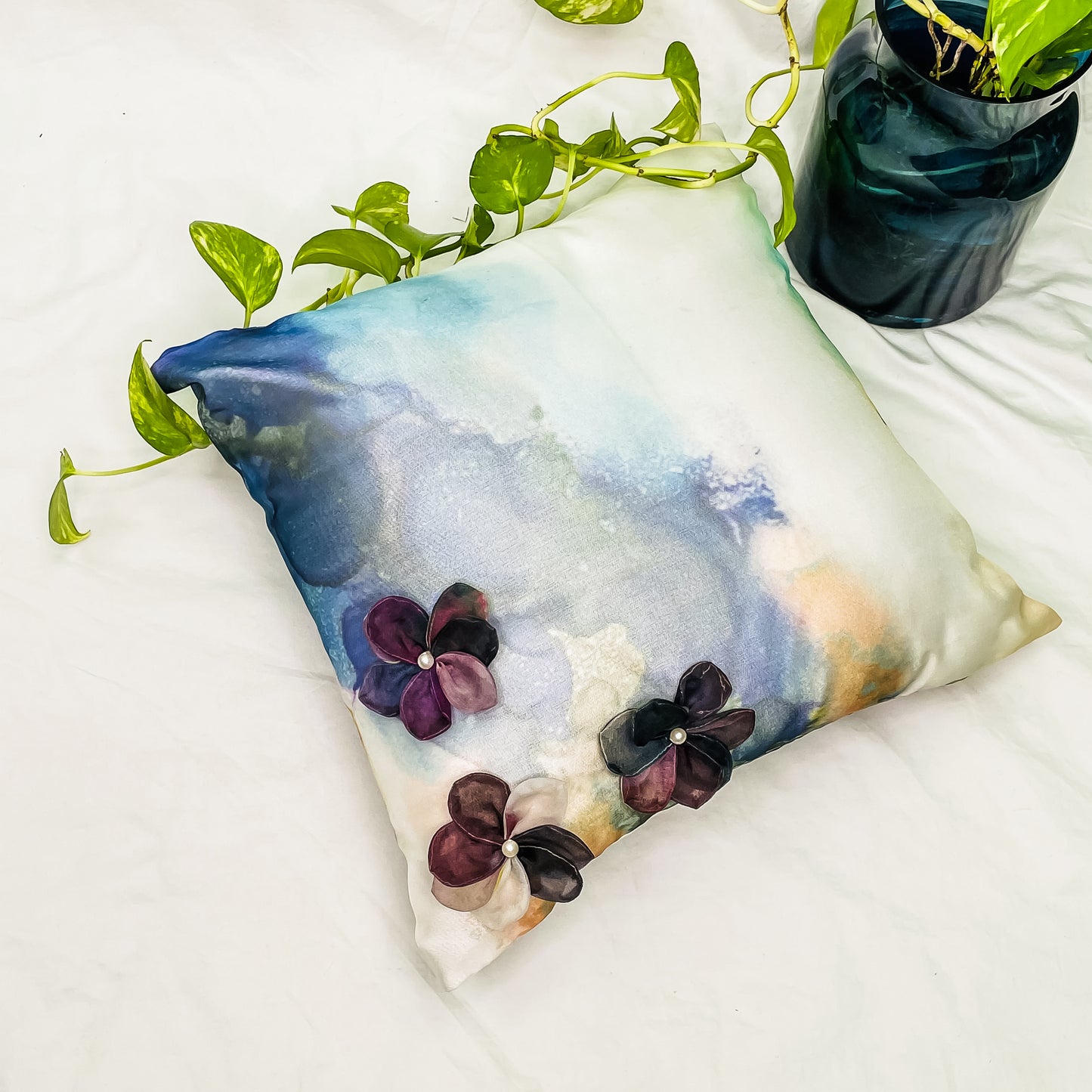 Touch Of Fire Print Cushion Cover