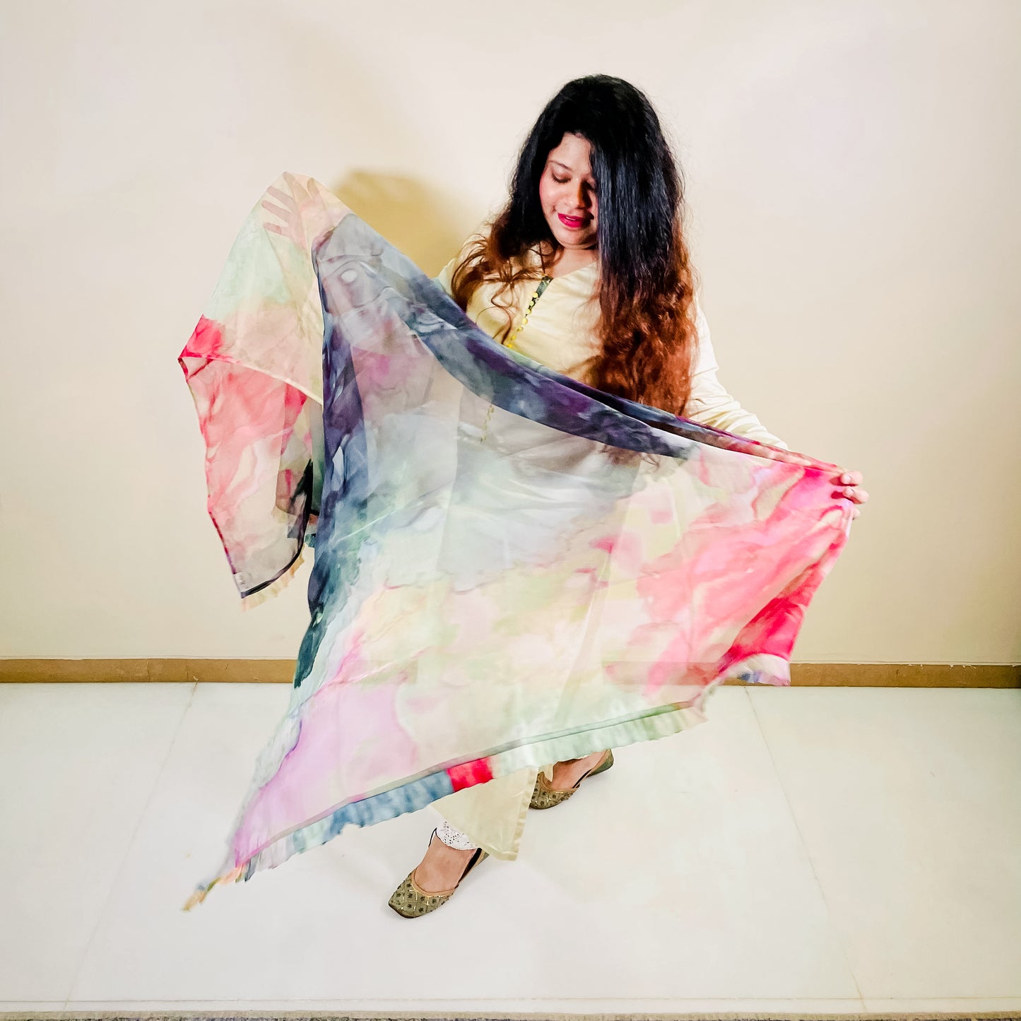 Heaven's Door Organza Dupatta