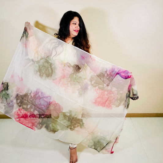 Twisted Organza Dupatta