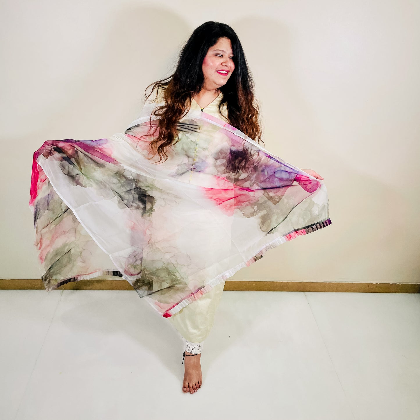 Twisted Organza Dupatta