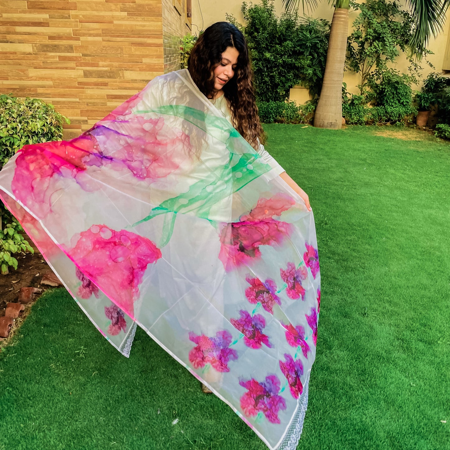 Mystical Hues Organza Dupatta