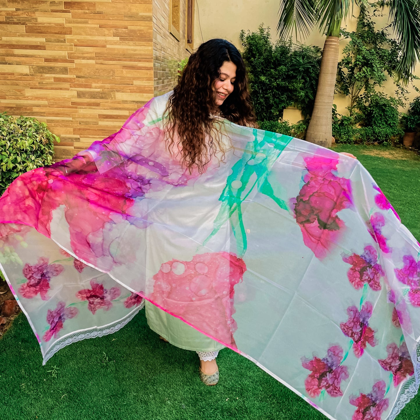 Mystical Hues Organza Dupatta