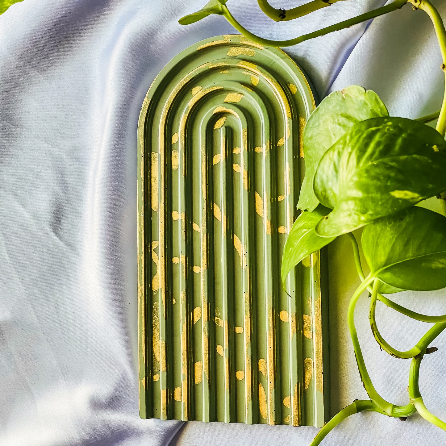 Sage Green Arch Tray