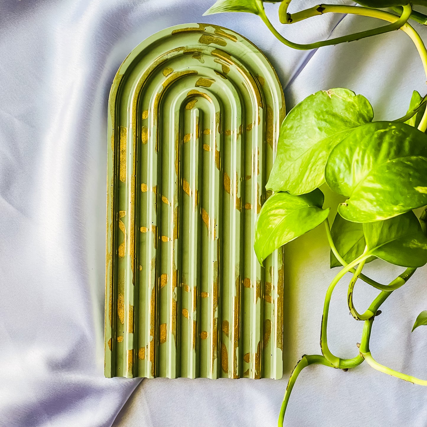 Sage Green Arch Tray