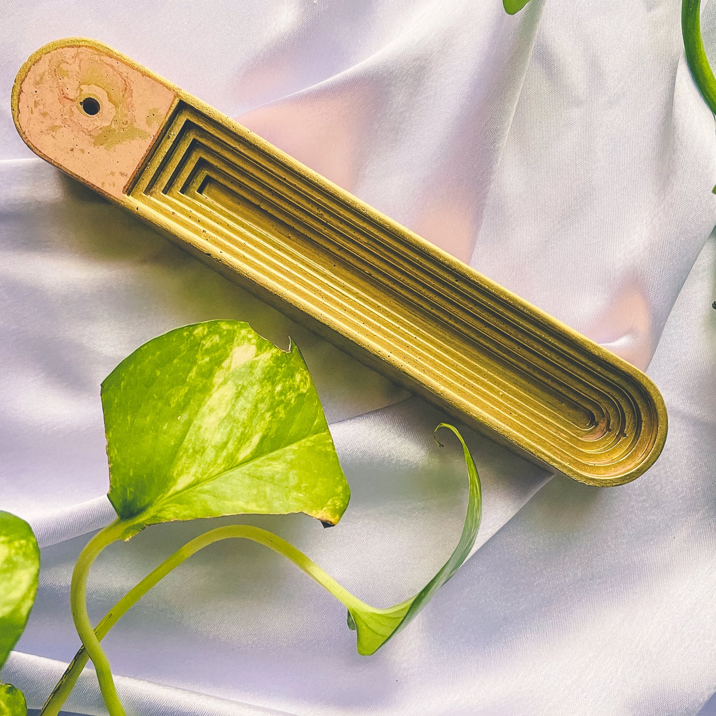 Rose Gold Incense Holder