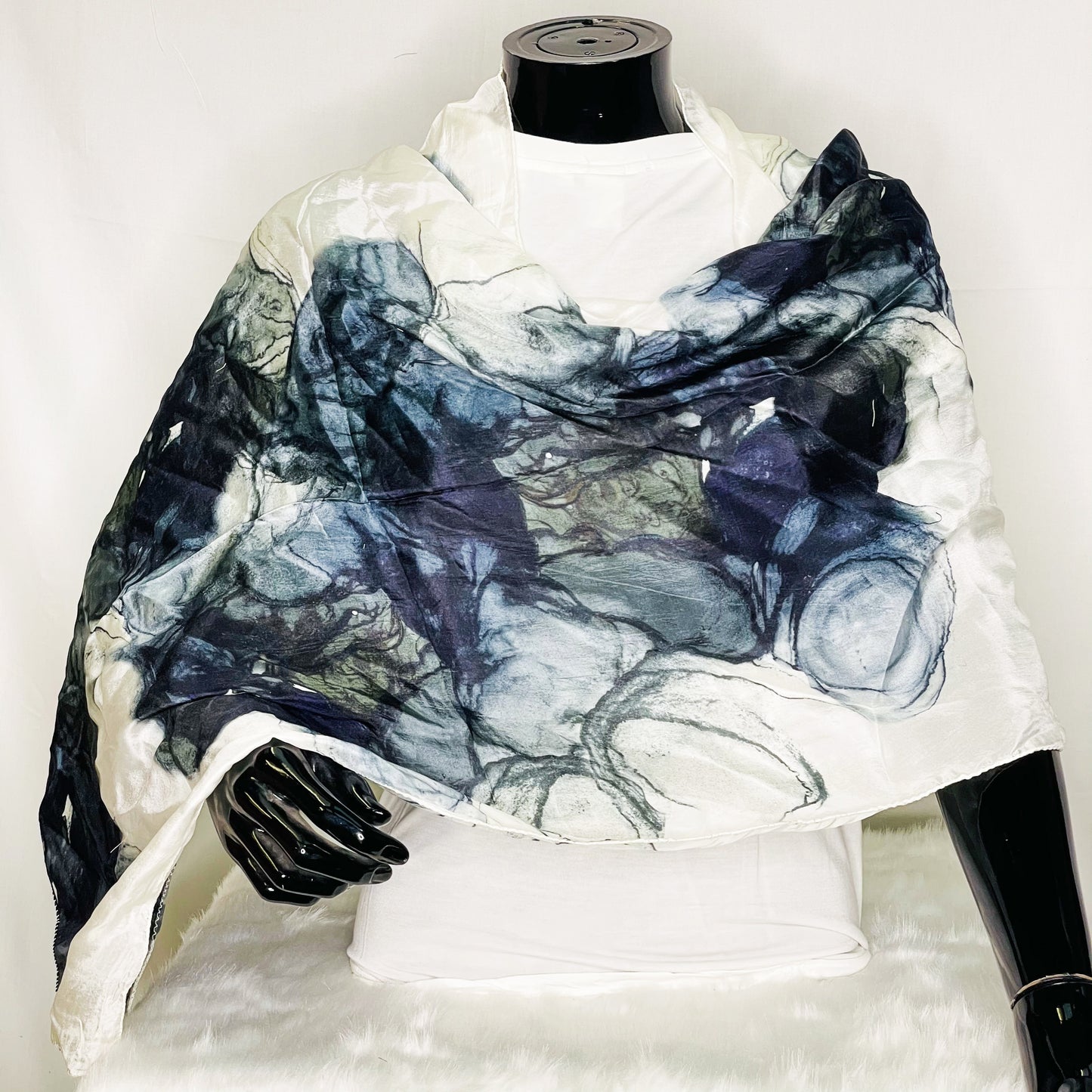 Stormy Night Silk Stole