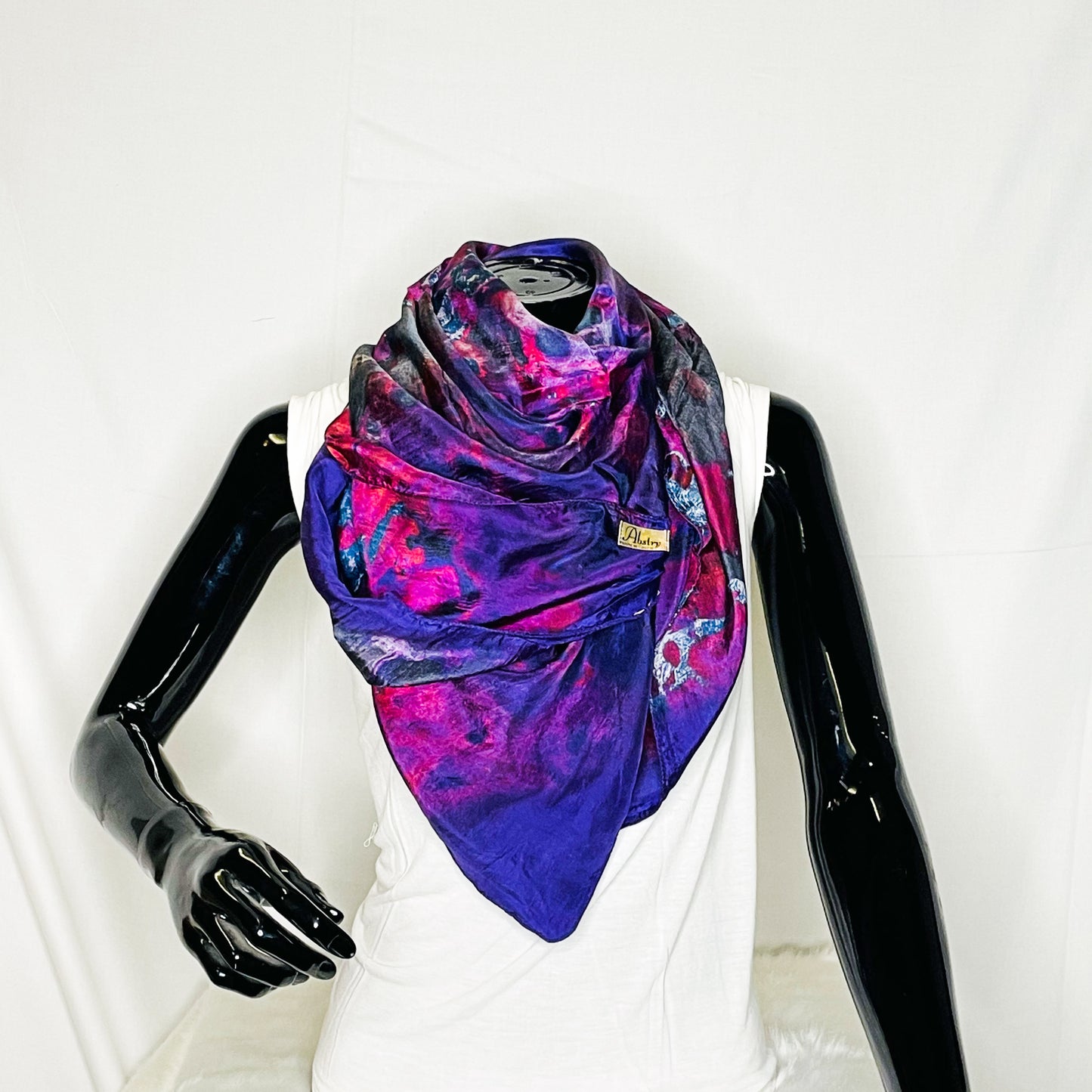 The Red Planet Silk Scarf