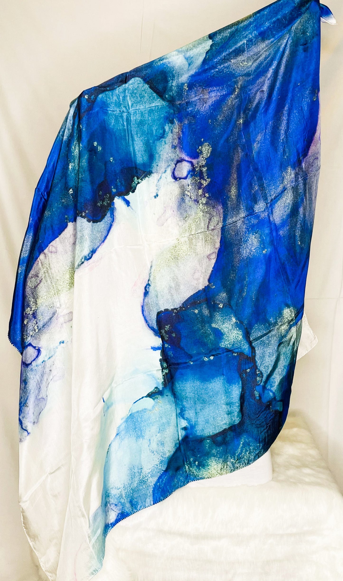 Sapphire Silk Scarf